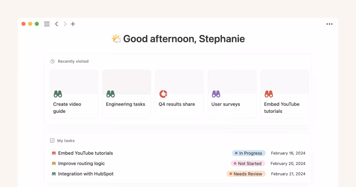 Mit Aufgaben-Datenbank finden deine To-dos ihr Zuhause
