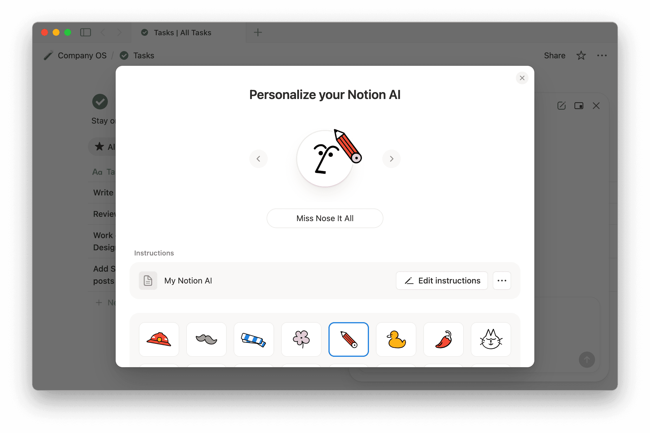 hc: Agenten personalisieren
