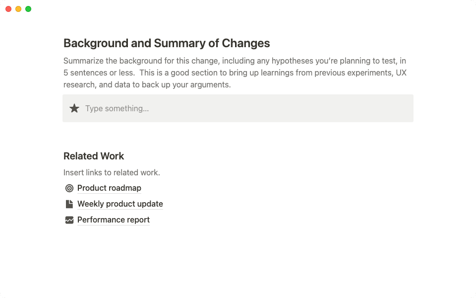 Fasse deine Hypothese zusammen und füge Links zu früheren Aufgaben bzw. Arbeitsprozessen ein, die in diesem Zusammenhang relevant sind.
