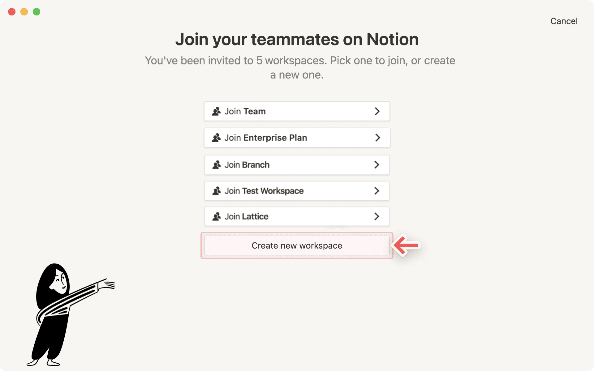 Neuen Workspace erstellen