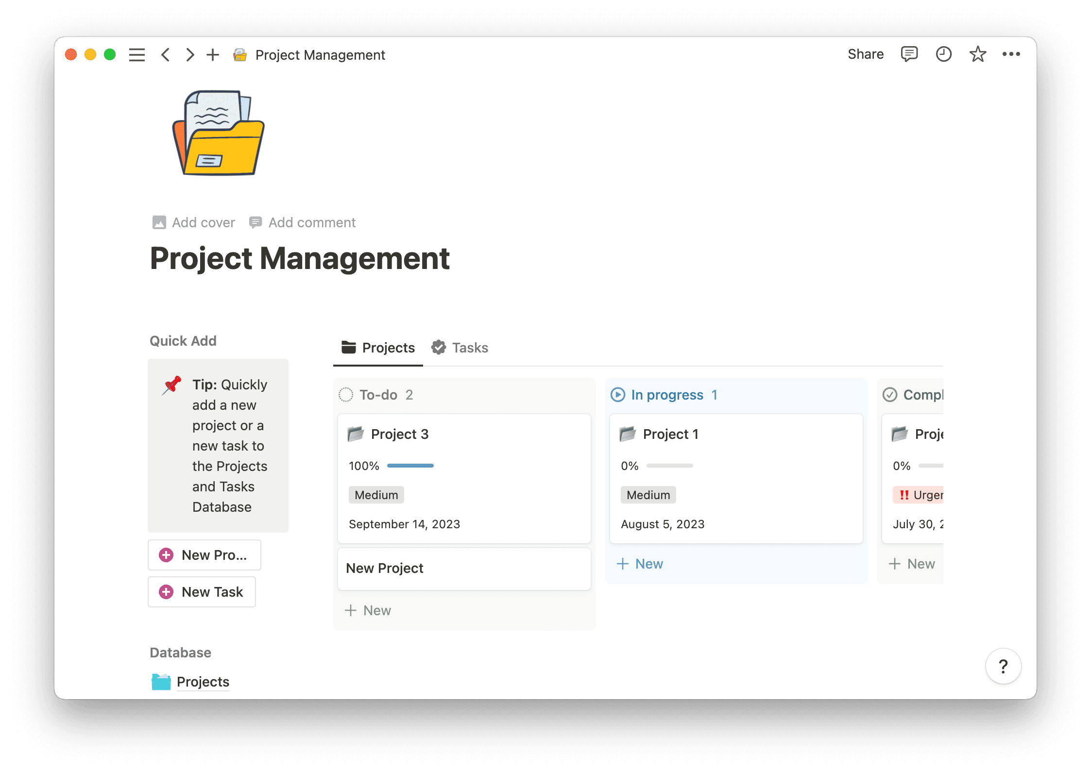 notions-project-management-template