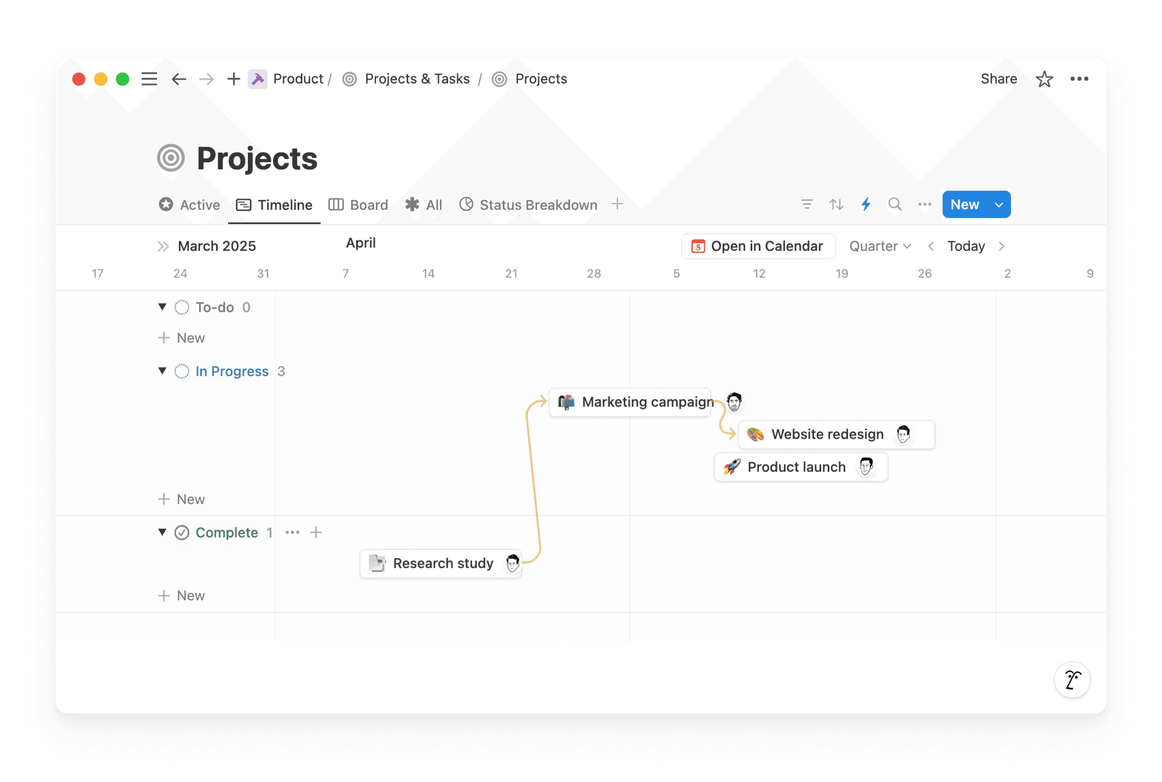 Anpassen eines Team-Workspace in Notion mithilfe von Blöcken, Seiten und Datenbanken