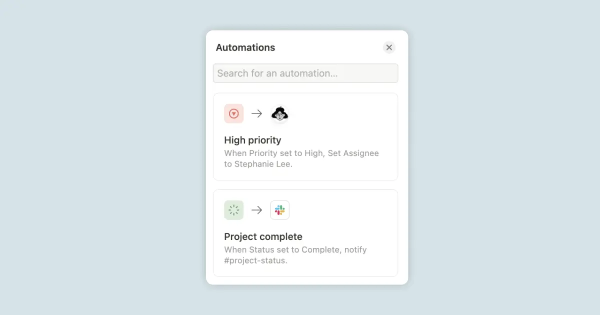 Notion 2.33: Automatisiere Arbeitsabläufe