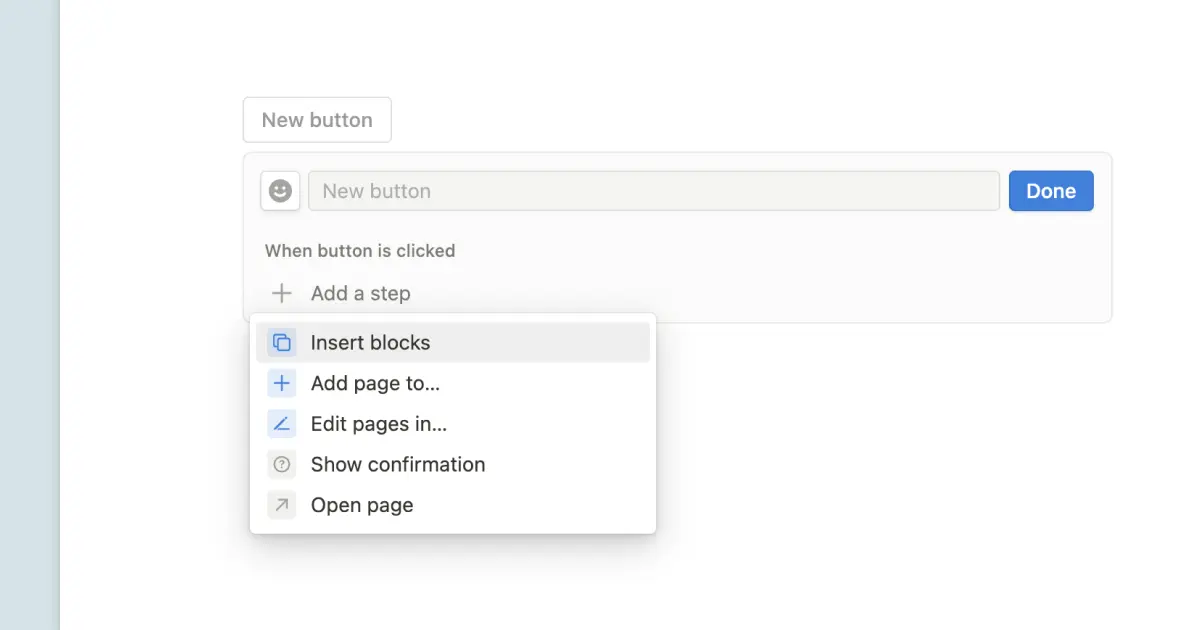 Notion 2.22 – Buttons, die manuelle Arbeit übernehmen