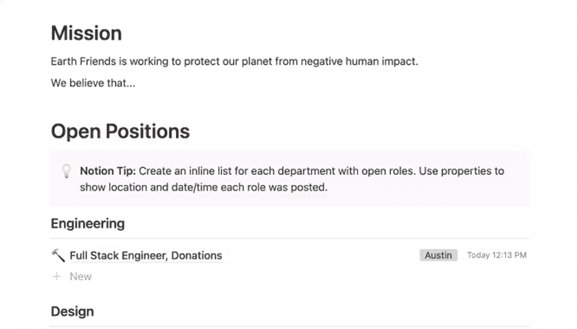 Stellenbörse Vorlage Produktbild