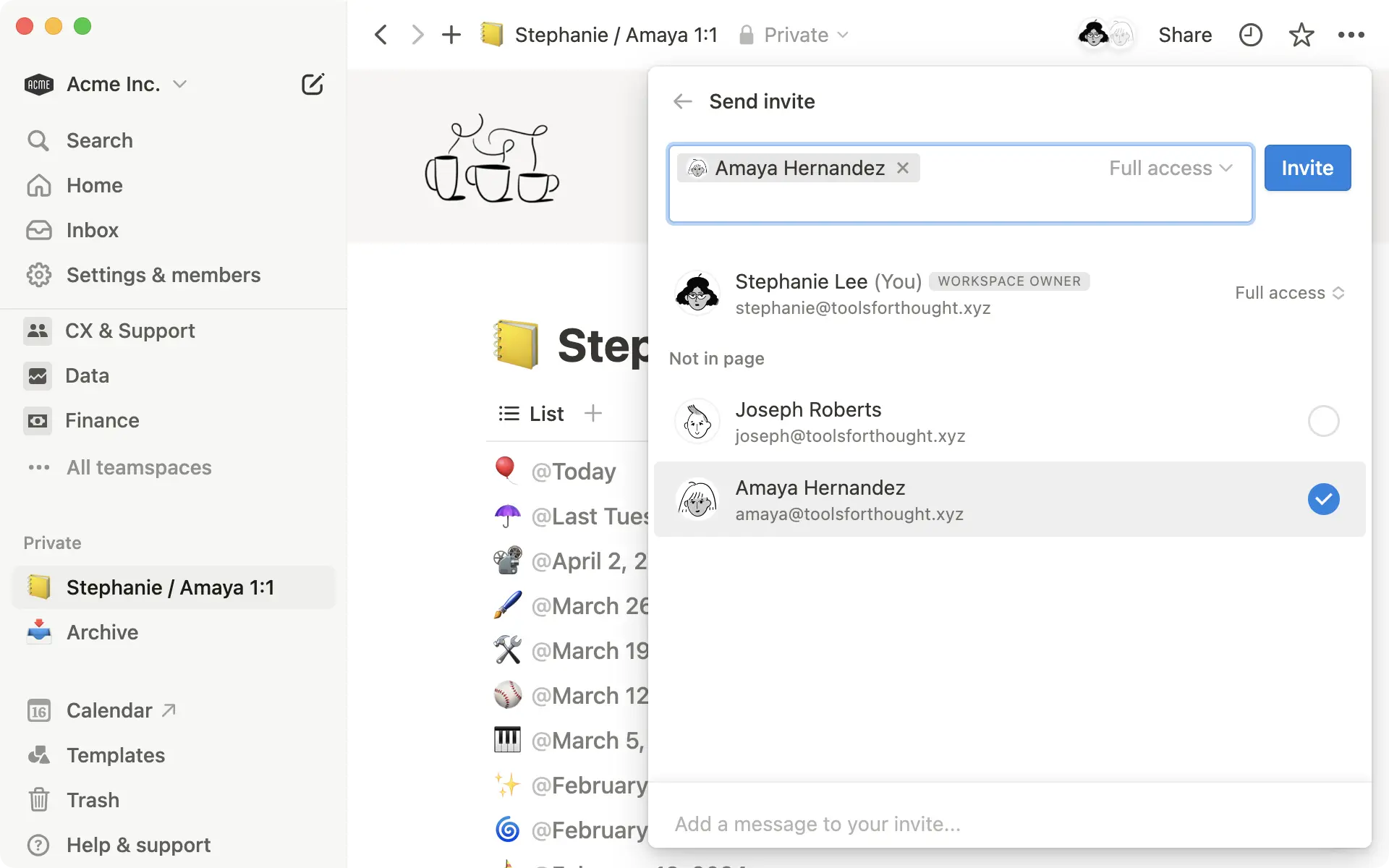 Freigabe und Berechtigungen – Für Kolleg/-innen freigeben