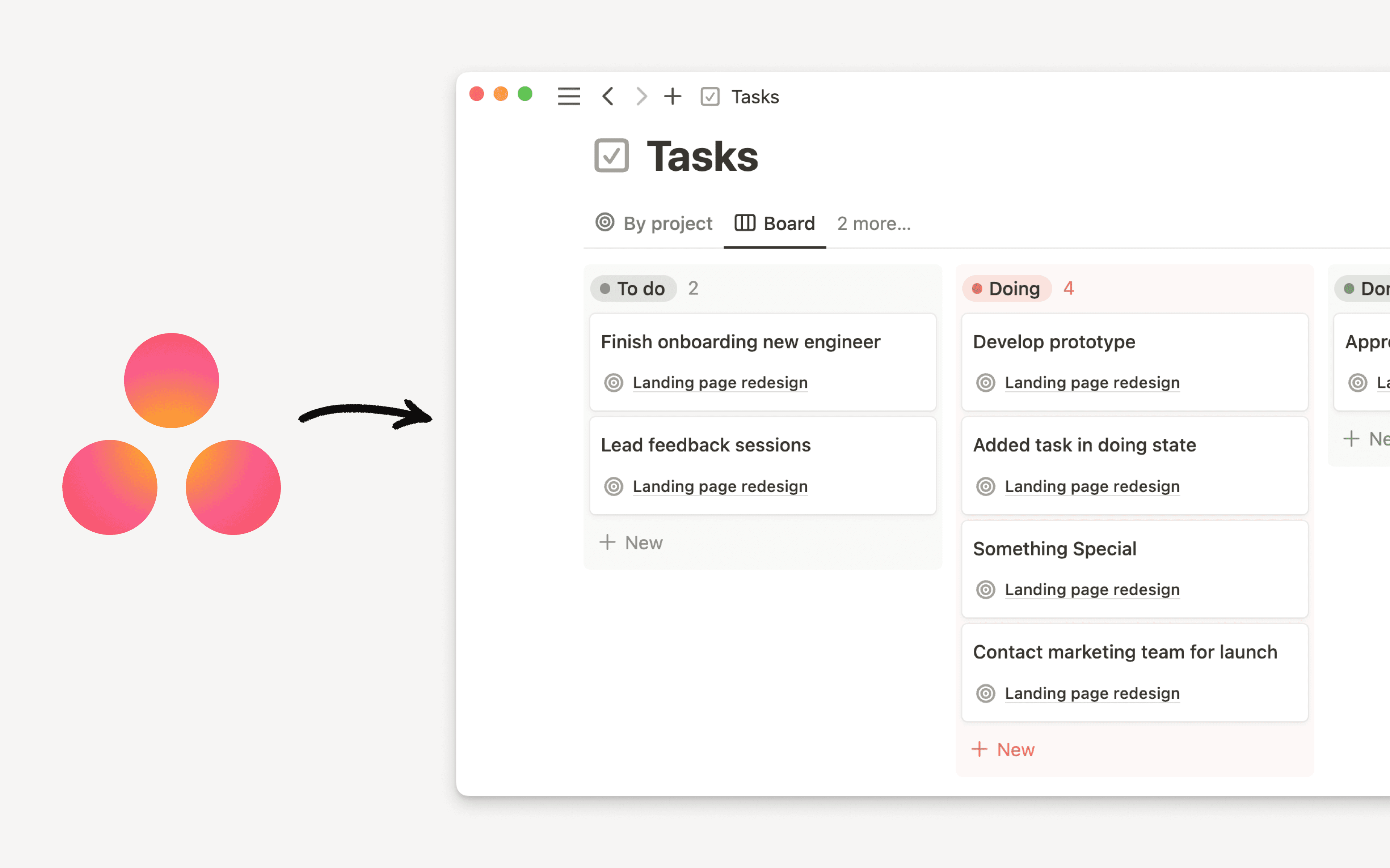 Verbesserter Asana-Importer