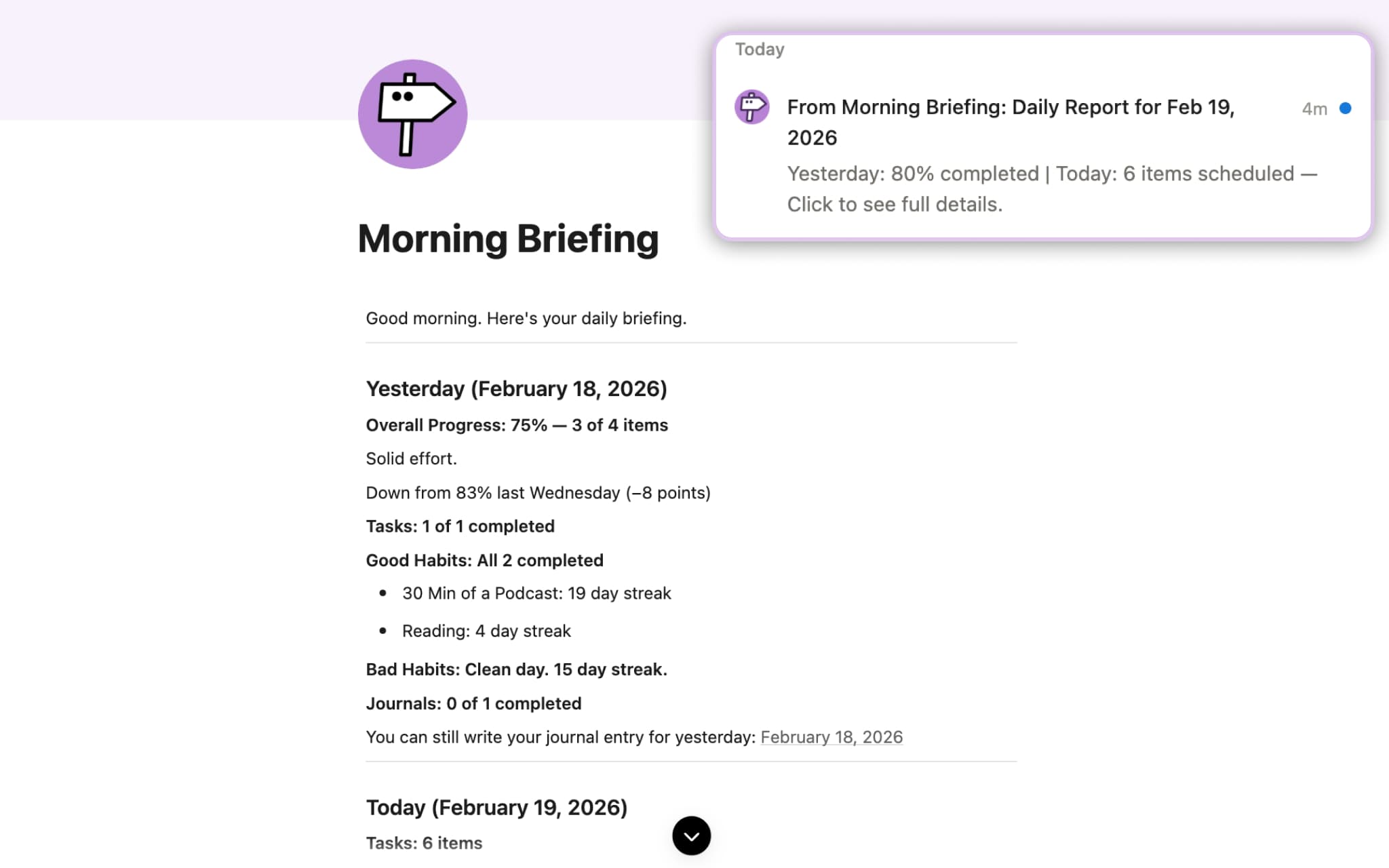 Morning Briefing