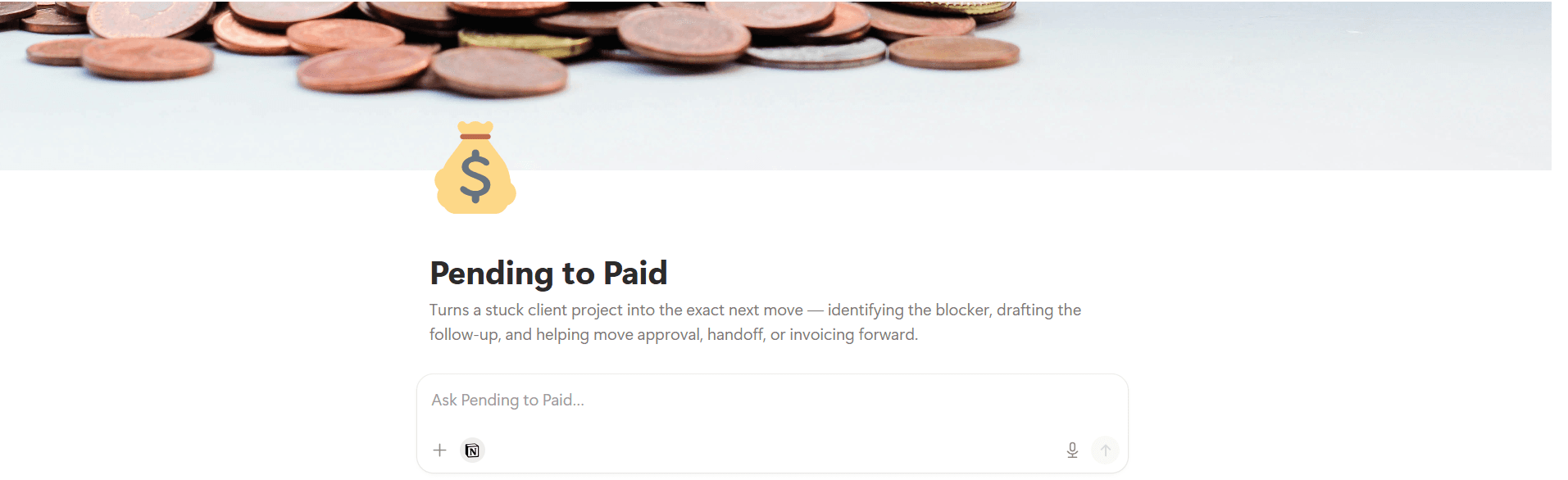 Pending to Paid