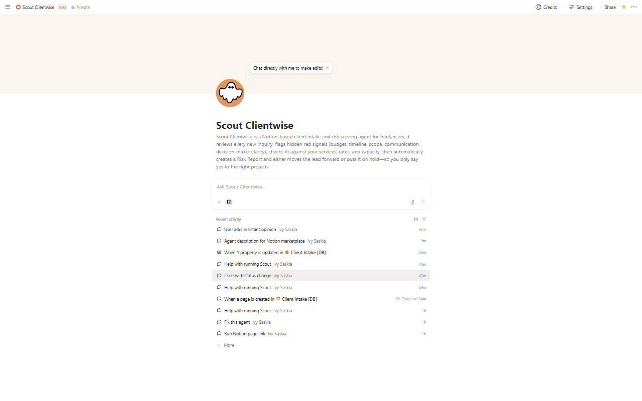 Scout Clientwise