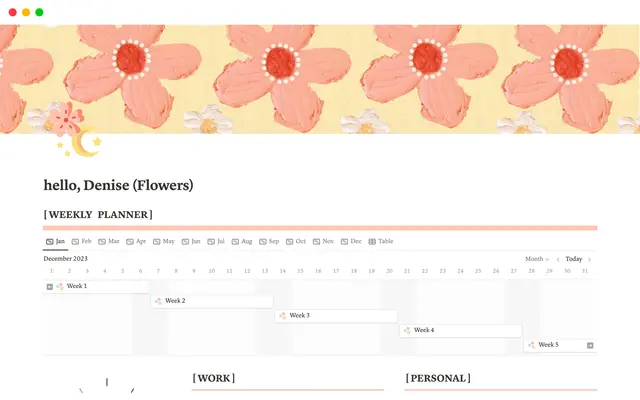 The Maximizing Productivity Planner | Floral